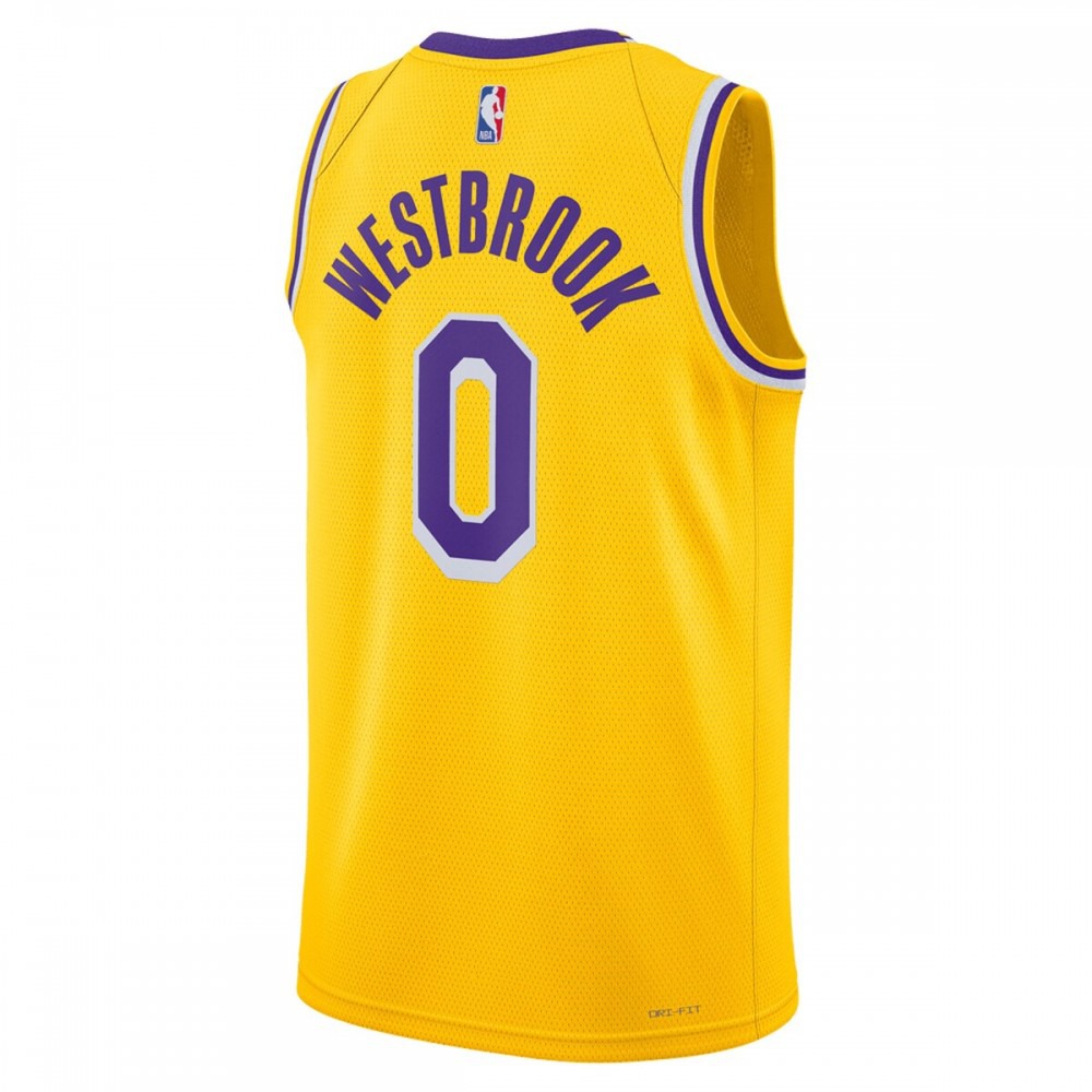 Russell Westbrook Los Angeles Lakers Unisex 2022/23 Swingman Jersey - Icon Edition - Gold-Pro Kit Vault | Brand New 26/27 Sports Jerseys